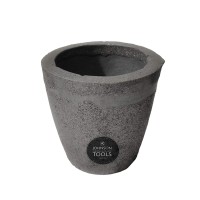 Johnson Tools 1.5 Size Casting Clay Graphite Crucible For Gold Silver Copper Brass Aluminum Foundry Furnace Torch Melting (Capacity- 2.3 kg Approx)
