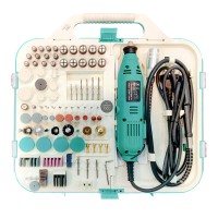 Johnson Tools Mini Rotary Tool Kit with 138 Pieces Accessories Grinds for Cutting Drilling of Die Grinder (3 mm)