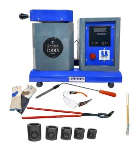 Johnson Tools Special Melting Furnace For Gold and Silver Jewellery With Adjust Cooling Fan and MCB (Capacity of 1 kg)