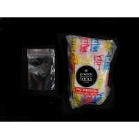 Johnson Tools Thick 51plus Micron Plastic Zip Lock Pouch Bags/Zipper Bags (2x3 inch, 400)